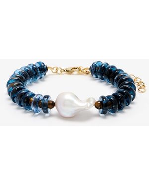 SANDRALEXANDRA Tiger Eye Wave Bracelet - Blue