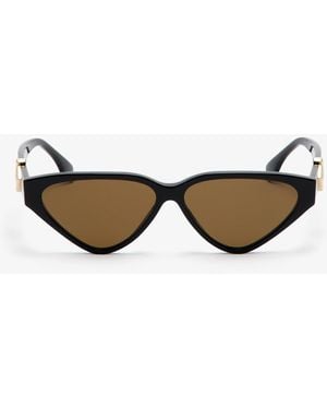 Fendi Ff Diamonds Cat Eye Sunglasses - Black