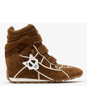 Naked Wolfe Element Wedge Sneakers - Brown