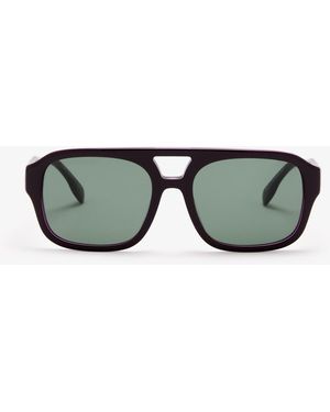 Tory Burch Miller Navigator Sunglasses - Purple
