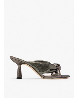 Stuart Weitzman Sopaya 75 Mules - Gray