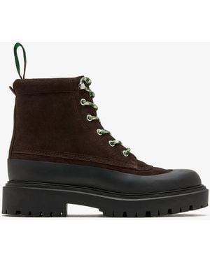 Loeffler Randall Lace-Up Weather Boots - Black