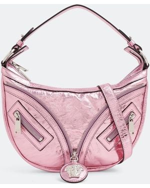 Versace Repeat Small Hobo Bag - Pink