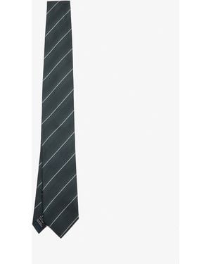 Tom Ford Striped Silk Tie - White