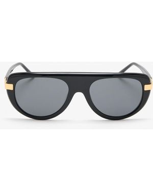 Karen Wazen Sol D-Frame Sunglasses - Gray