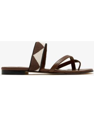 Manolo Blahnik Susastra Sandals - White