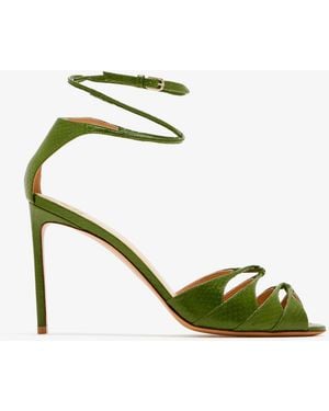 Francesco Russo Lace-Up Sandals - Green