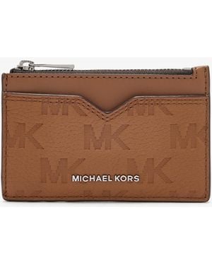 Michael Kors Leather Cardholder - Brown