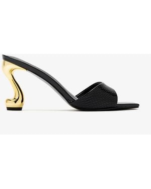 JW PEI Hannah 85 Mules - Black