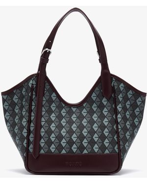 Vonto Monogram Shoulder Bag - Black
