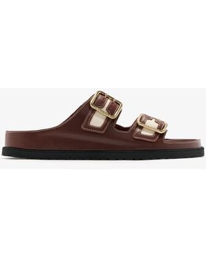 Birkenstock 1774 Arizona Canvas Sandals - Brown