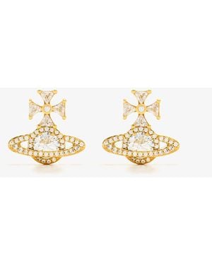 Vivienne Westwood｜ (HEATHER STUD EARRINGS (6201036R 01P Heather Stud Earrings Platinum/Lavender – AgathaBoutiqueLtd