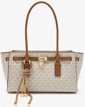 Michael Kors Hamilton Moderne Small Satchel - Natural