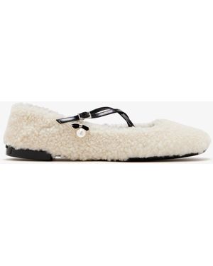 Jimmy Choo Eleri Ballerinas - White