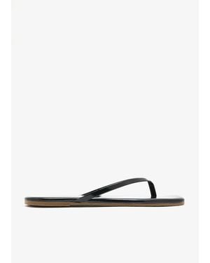 TKEES Lily Flip Flops - White