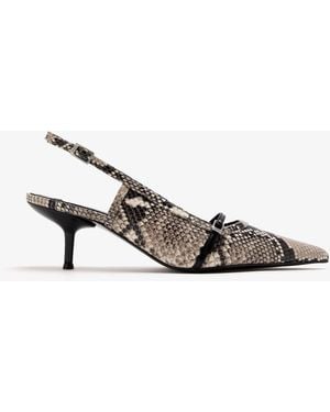 The Lline Estelle Slingback Pumps - White
