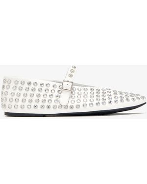 Tony Bianco Miami Ballet Flats - White