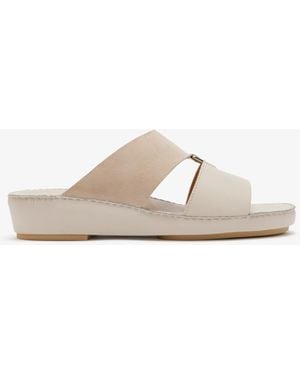 Seventy Six Buckle Sandals - White