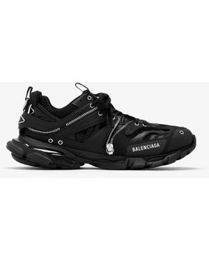 Balenciaga Track Zip Sneakers - Black
