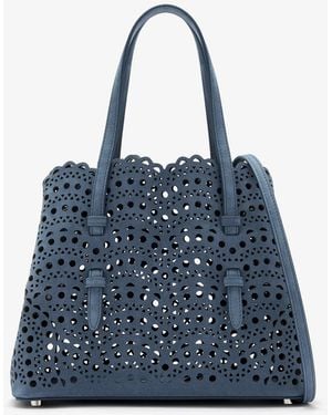 Alaïa Mina 25 Bag - Blue