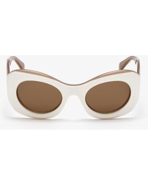 Loewe Sierra Butterfly Sunglasses - Natural