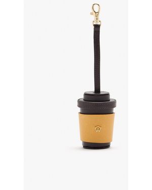 MANC Coffee Cup Bag Charm - White