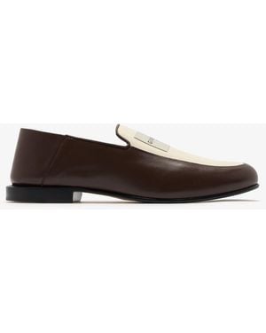 Givenchy Label Loafers - White