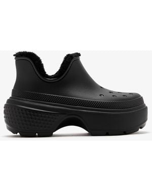 Crocs™ Stomp Lined Shorty Boots - Black