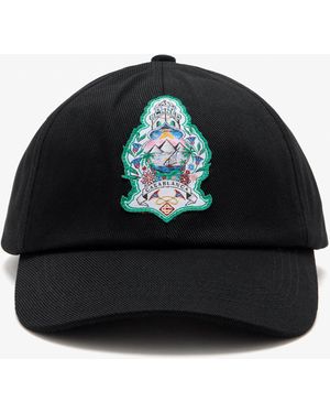 CASABLANCA Hotel Emblem Cap - Black
