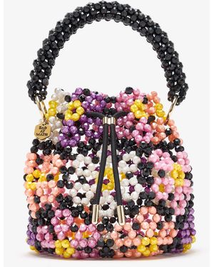 BAD AT MATH Lai Bucket Bag - White