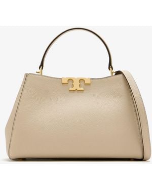 Tory Burch Medium Eleanor Soft Satchel - Natural