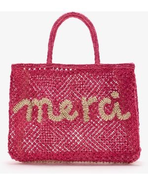 The Jacksons Merci Small Tote Bag - Red