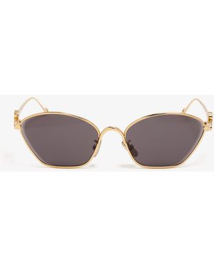 Loewe Anagram Cat Eye Sunglasses - Metallic