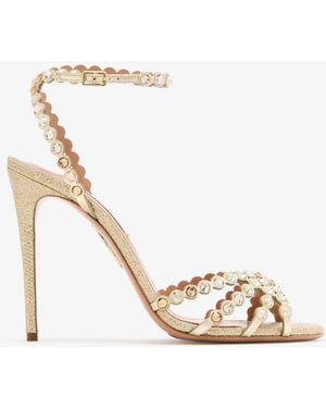 Aquazzura Tequila 105 Sandals - White