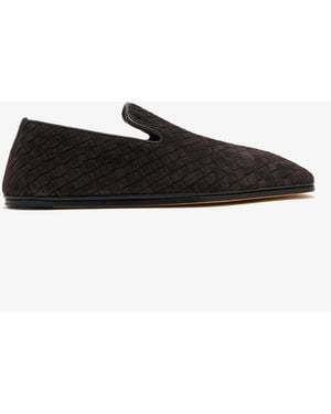 Bottega Veneta Palazzo Slippers - Black