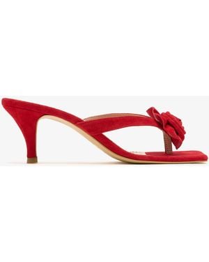 Vanina Douce Fleur Sandals - Red
