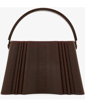 Touchless Silk Clutch - Brown