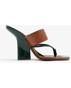 Dries Van Noten Sculptural Wedge Sandals - White