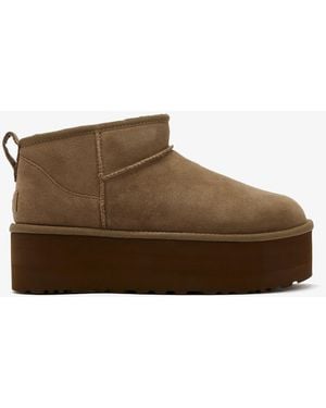 UGG Classic Ultra Mini Platform Boots - Brown