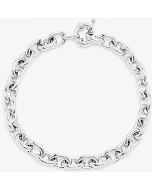 Burberry Charm Chain Bracelet - White