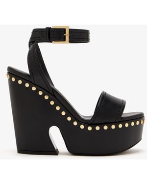 Givenchy Clog Platform Sandals - Black