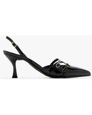 Alohas Joelle Slingback Pumps - White