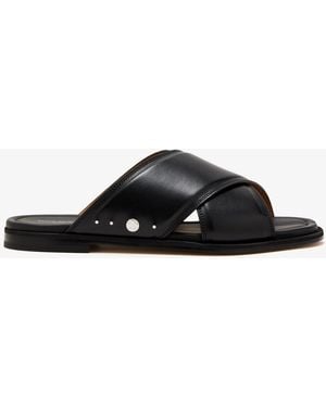 Maison Margiela Tabi Crossed Sandals - Black
