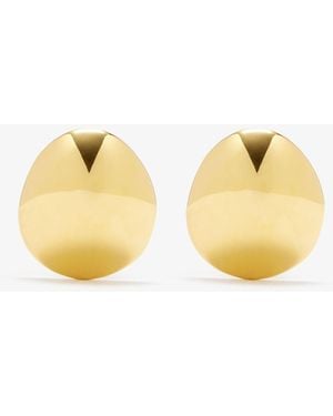 Alaïa Dome Small Earrings - Metallic
