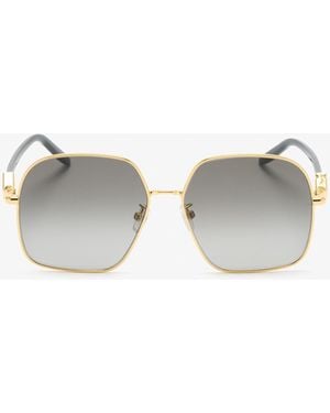 Fendi Ff Diamonds Sunglasses - Metallic