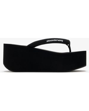 Alexander Wang Jenna Thong Platform Sandals - White