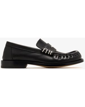 JW Anderson Leather Loafers - Black