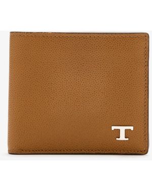 Tod's T Timeless Wallet - Natural