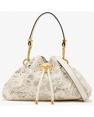 Jimmy Choo Cinch Small Shoulder Bag - Natural