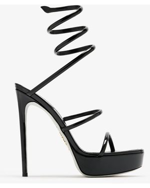 Rene Caovilla Cleo Platform Sandals - White